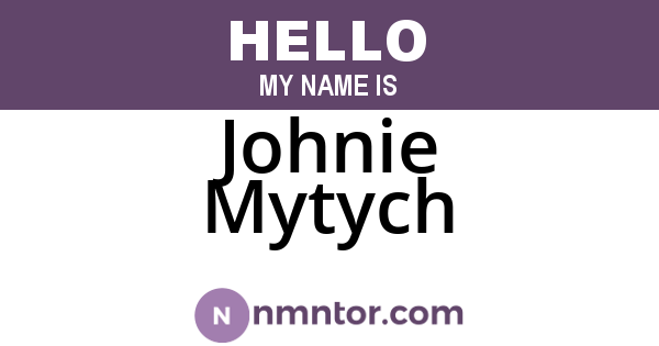 Johnie Mytych