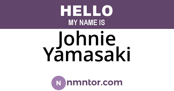 Johnie Yamasaki
