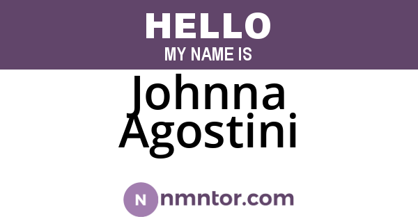 Johnna Agostini
