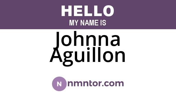 Johnna Aguillon