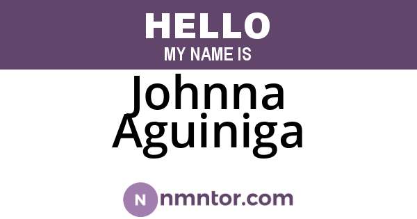 Johnna Aguiniga