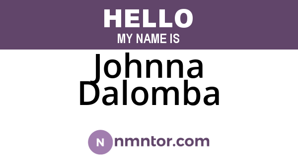 Johnna Dalomba