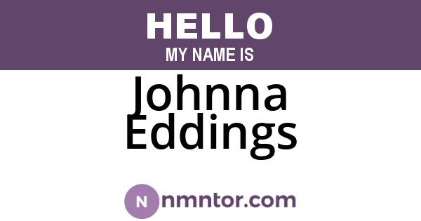 Johnna Eddings
