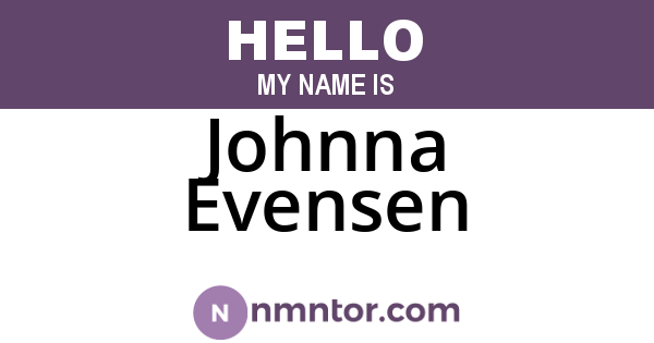 Johnna Evensen