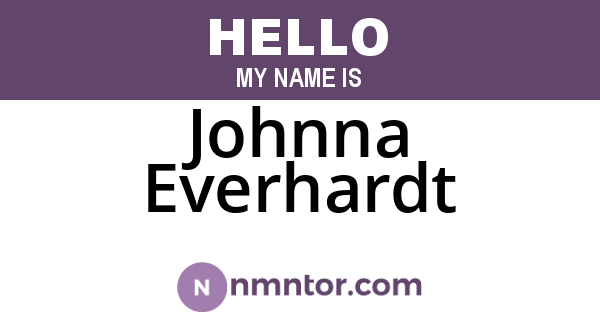 Johnna Everhardt