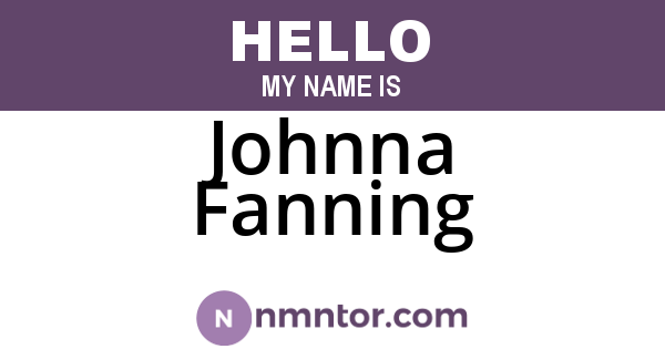 Johnna Fanning