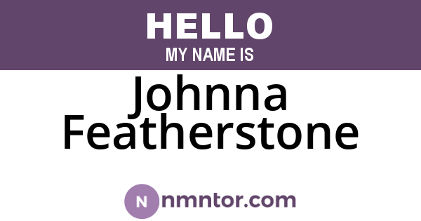 Johnna Featherstone