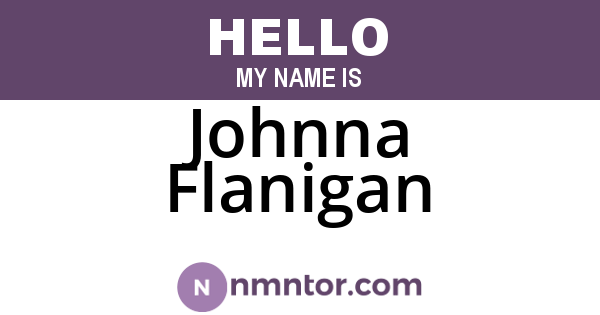 Johnna Flanigan