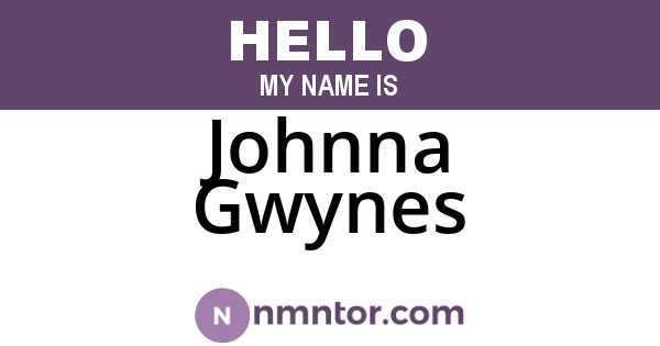 Johnna Gwynes