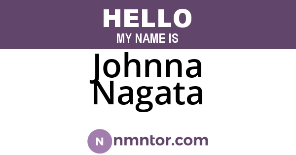 Johnna Nagata