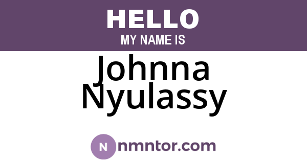 Johnna Nyulassy