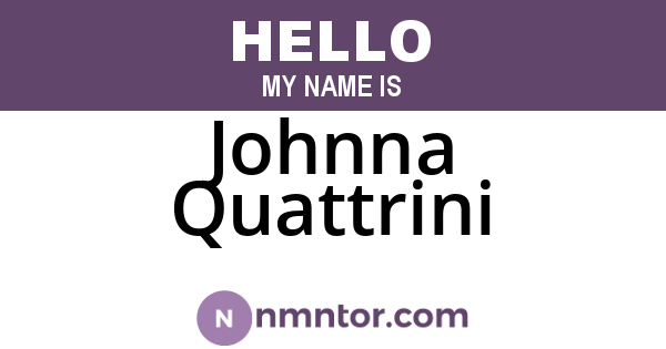 Johnna Quattrini