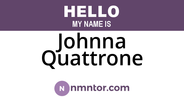 Johnna Quattrone
