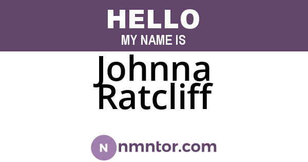 Johnna Ratcliff