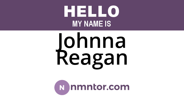 Johnna Reagan