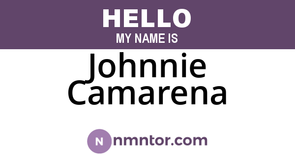 Johnnie Camarena