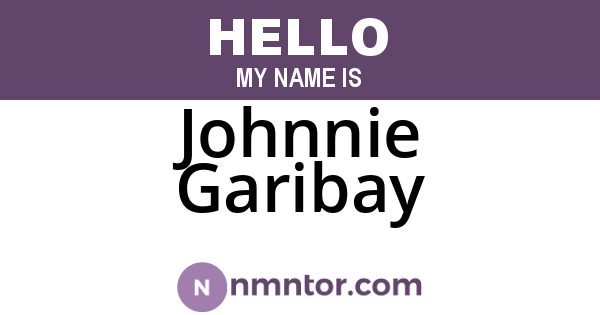 Johnnie Garibay