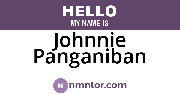 Johnnie Panganiban