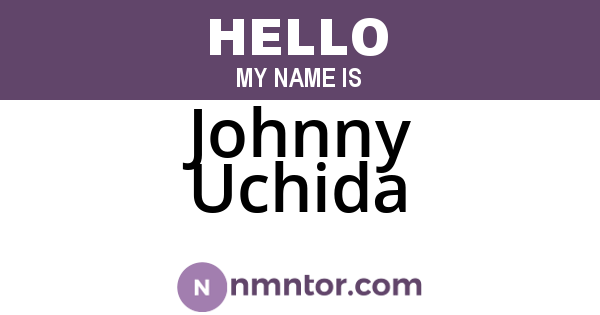Johnny Uchida