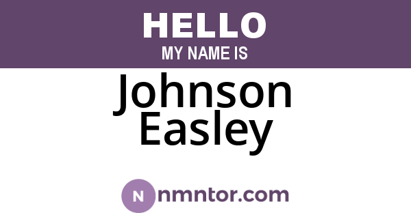 Johnson Easley