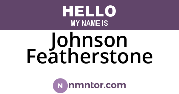 Johnson Featherstone