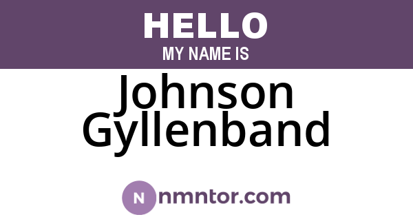 Johnson Gyllenband