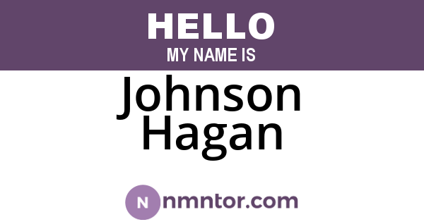 Johnson Hagan