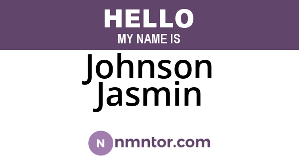 Johnson Jasmin