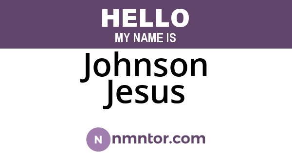 Johnson Jesus