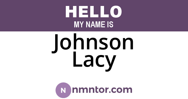 Johnson Lacy