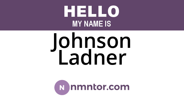 Johnson Ladner