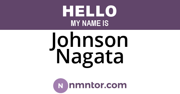 Johnson Nagata