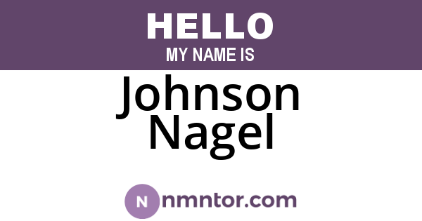 Johnson Nagel
