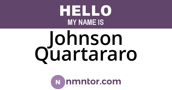 Johnson Quartararo