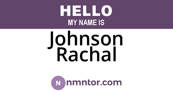 Johnson Rachal
