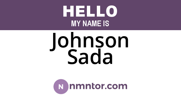 Johnson Sada