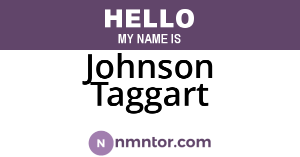 Johnson Taggart