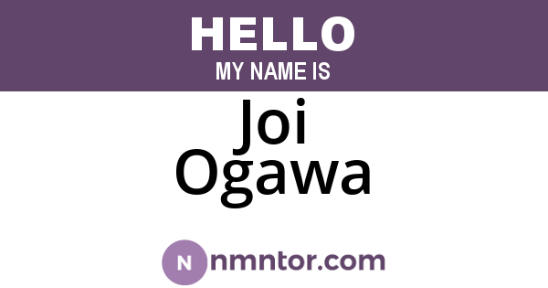 Joi Ogawa