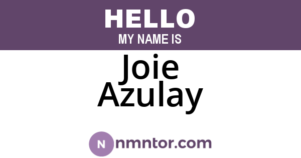 Joie Azulay