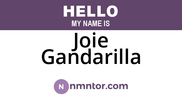 Joie Gandarilla