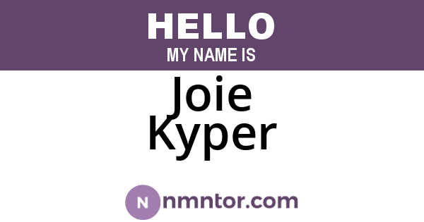 Joie Kyper
