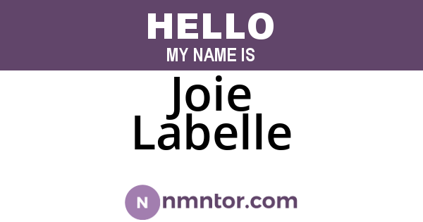 Joie Labelle