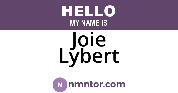 Joie Lybert