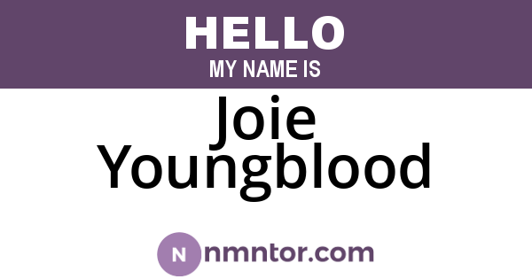 Joie Youngblood