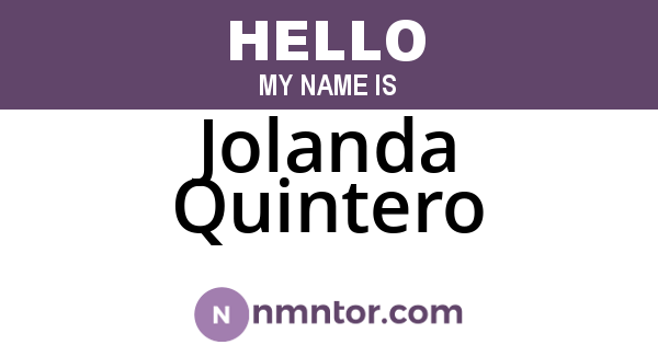 Jolanda Quintero
