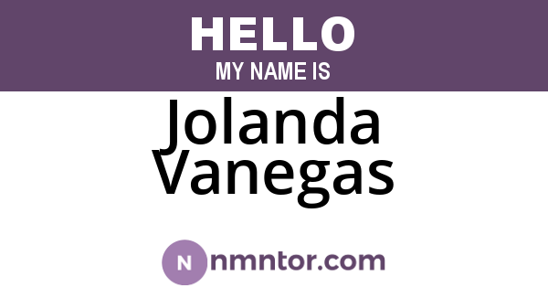 Jolanda Vanegas