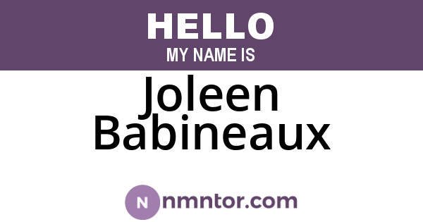 Joleen Babineaux