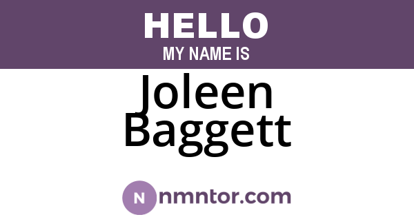 Joleen Baggett
