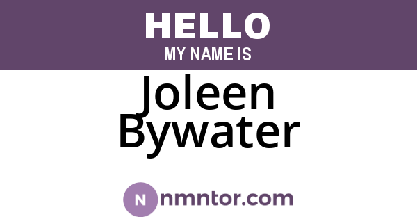Joleen Bywater