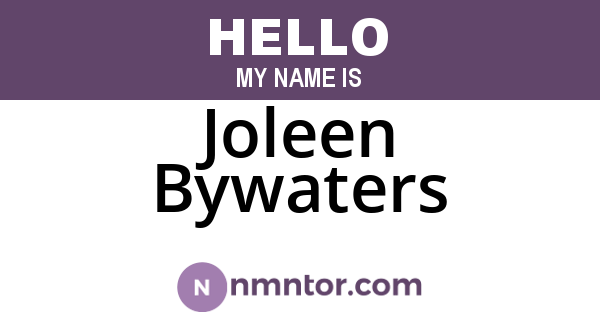 Joleen Bywaters